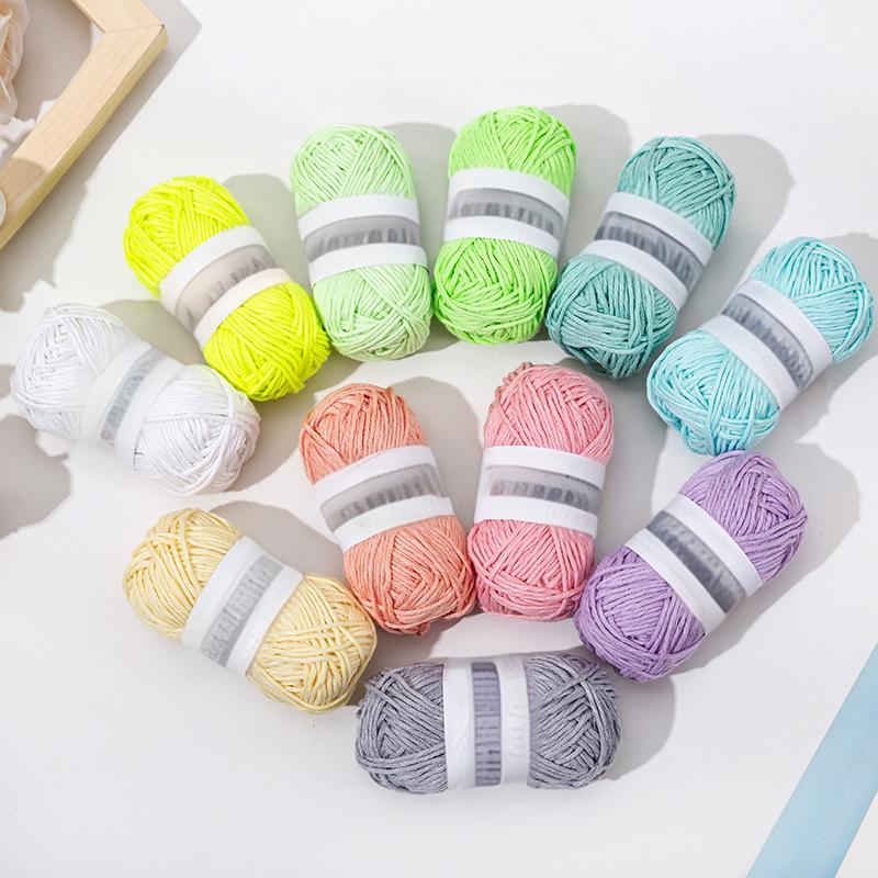 Shanghai Charmkey Textile Co., Ltd. Glow in The Dark Yarn Knitting Glowing Crochet Yarn for Crocheting Knitting DIY Arts Crafts