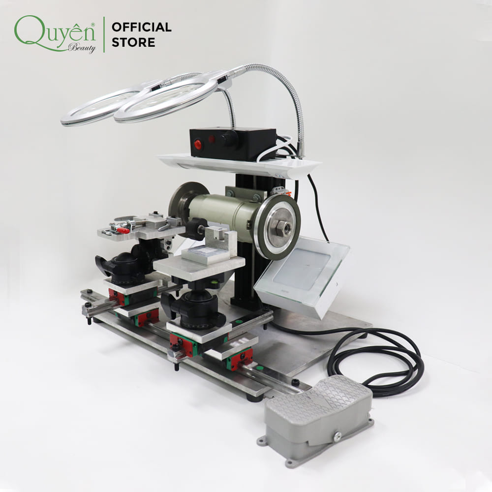QUYEN BEAUTY TRADING COMPANY LIMITED Quyen Beauty High-Tech Precision Nail Clipper MQ-01 Machine CNC Grinding Nail Nippers Easy Use with High Grade Motor Engine