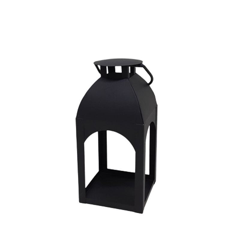 Set Of 3 Iron Decorative Lantern With Handle Black Colour Small Size Candle Holder For Wedding & Table Top Decorations