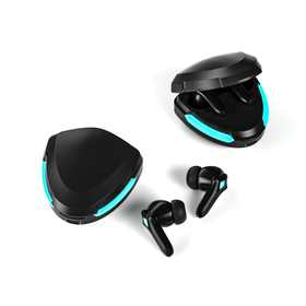 Shenzhen Jinhengzhi Technology Co., Ltd. Wholesale BT5.3 Gaming APP Support Single Mic TWS earphones colorful LED strip Wireless earphones ANC TWS Earbud OEM