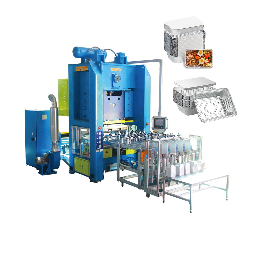 ZheJiang SliverEngineer Machinery Co. Ltd Brand factory CE certified high productivity 80 tons of automatic aluminum foil food container making machine