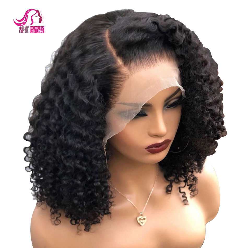 Xuchang Beautyhair Fashion Co., Ltd. Pixie Curly Wig Hd lace Frontal Bob Wigs For Black Women Human Hair Lace Frontal Cuticle Aligned Bob Human Hair Wigs