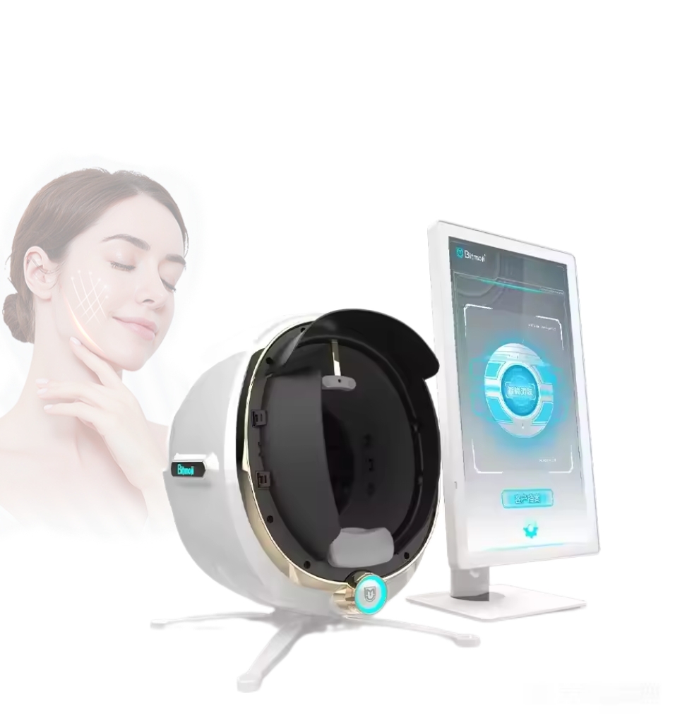 Guangzhouzhongke Medical Beauty Instrument Co,. Ltd Facial Care AI Analytics Face Skin Assessment Analysis HD Imaging 8 Spectrums Touch Screen Machine