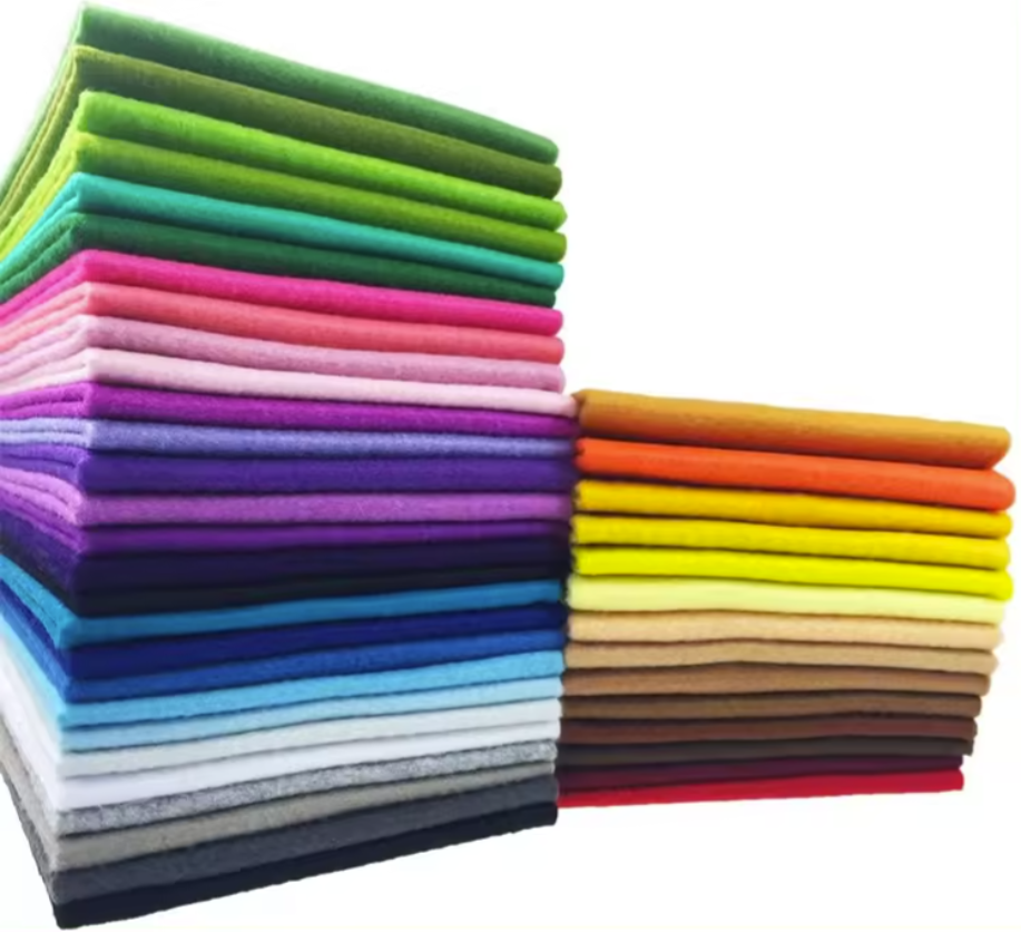 AN THINH YARNS L.S JOINT STOCK COMPANY Wholesale 1-5mm colorful needle punched non-woven Polyester Felt Fabric