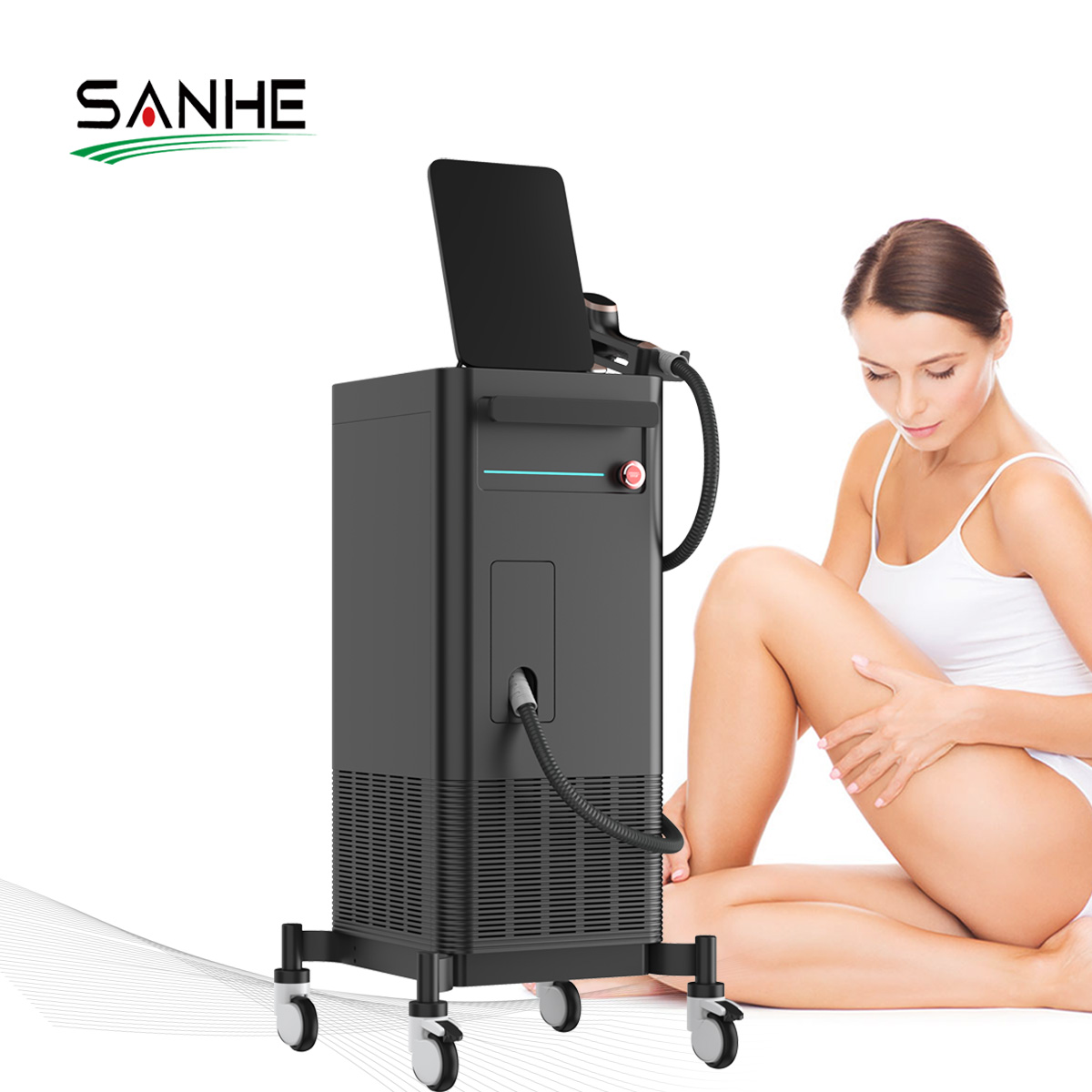 Sanhe Beauty S & T Co.,Ltd Diode Laser 3000W Handle 755 808 940 1064nm 4 Wavelength Diode Laser Hair Removal Machine For Permanent Hair Removal