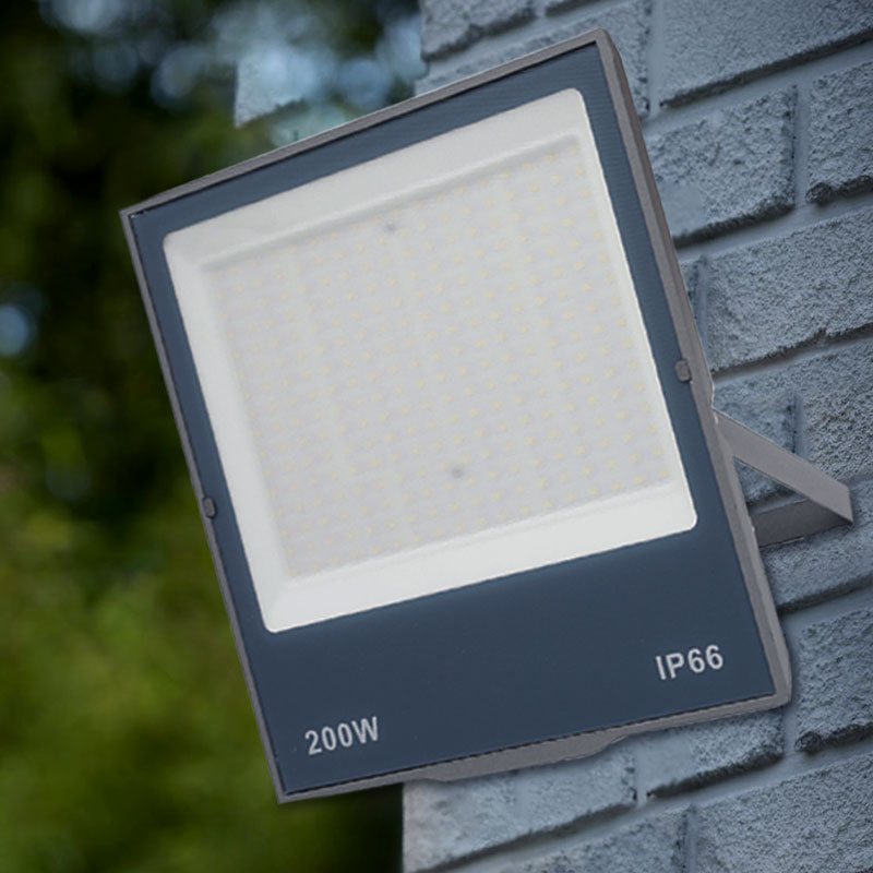 Zhongshan Liumei Lighting Co., Ltd. High lumen 100w led flood light slim outdoor waterproof light for yard garden playground IP65 50w 100w 150w 200w led flood light
