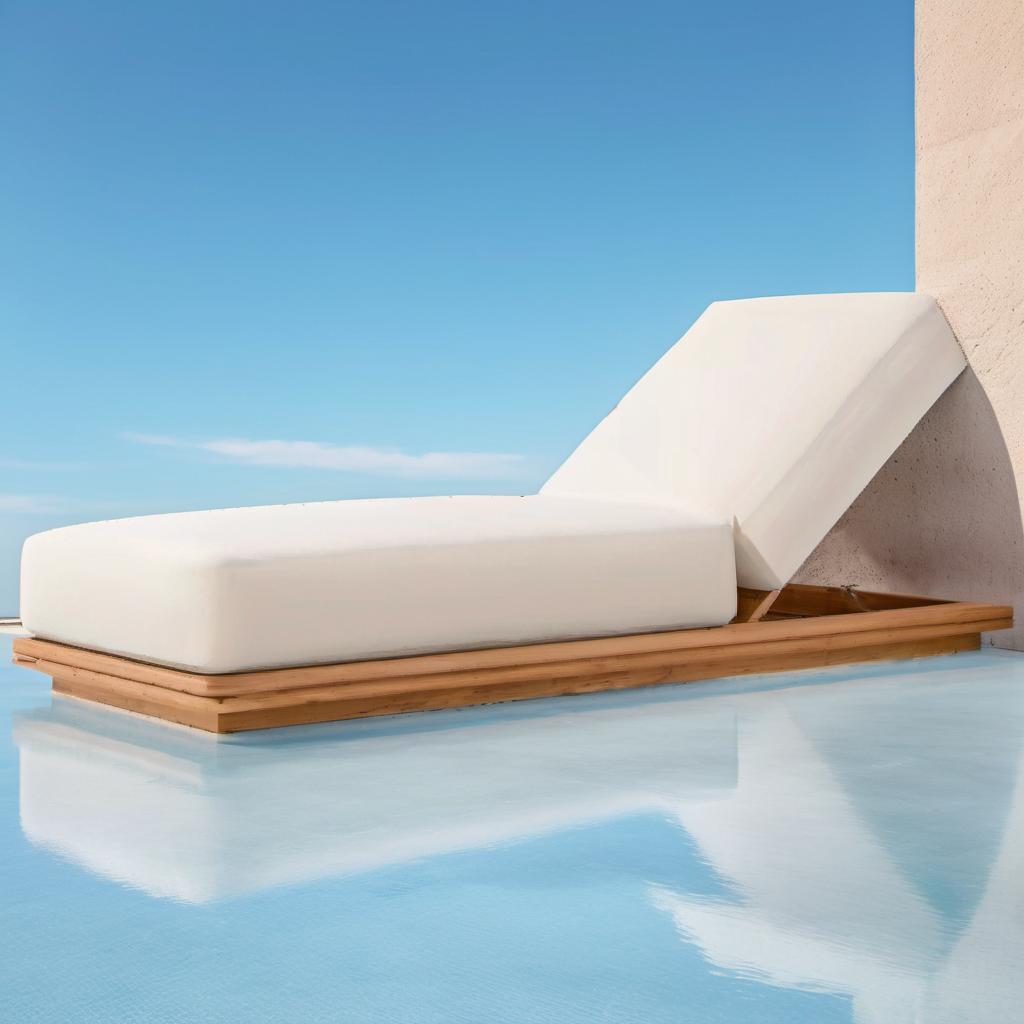 Jinhua Sigma Industrial & Trading Co., Ltd. 2024 Weathered Solid Teak Furniture Daybed Wholesales Home Leisure Style Chaise Lounge