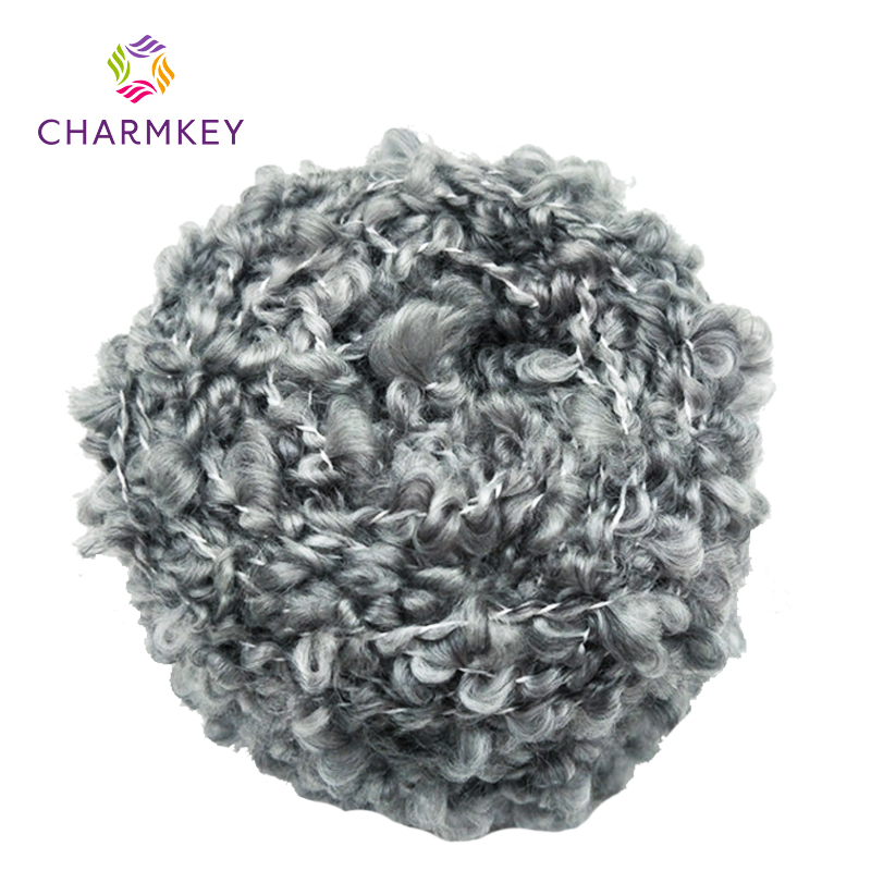 Fancy Yarn NM1/0.45 100% Acrylic fur loop yarn for hand knitting