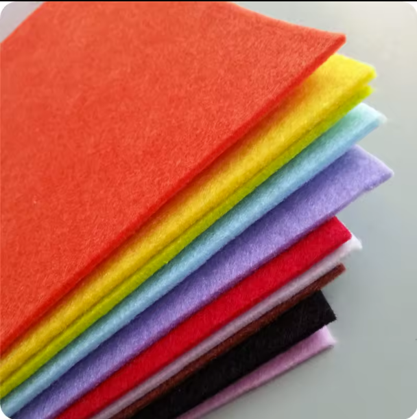 AN THINH YARNS L.S JOINT STOCK COMPANY Colorful Nonwoven Needle Punched Soft / Hard Felt 1-5mm Thick Polyester Felt