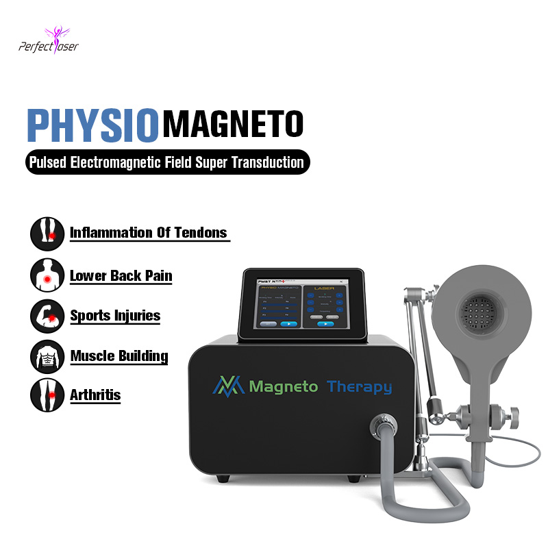 Beijing Perfectlaser Technology Co.,Ltd physical therapy pain and injury Non-invasive magnetic pulse super transduction and near infrared PMST treatment device