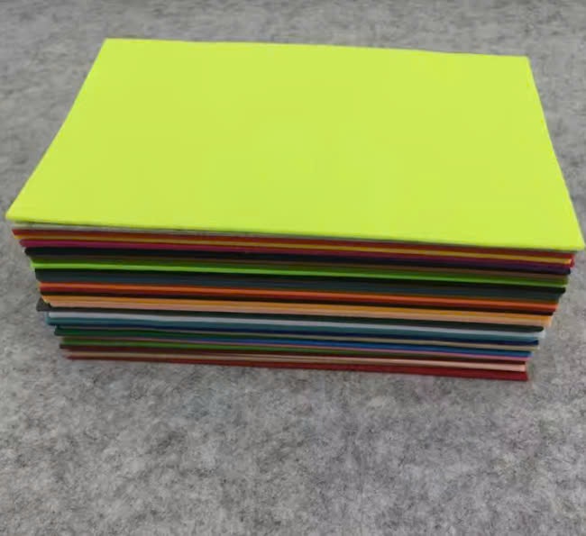 AN THINH YARNS L.S JOINT STOCK COMPANY high quality Felt Sheet Colorful Non Woven Fabric Synthetic Felt 100% Polyester Custom color felt