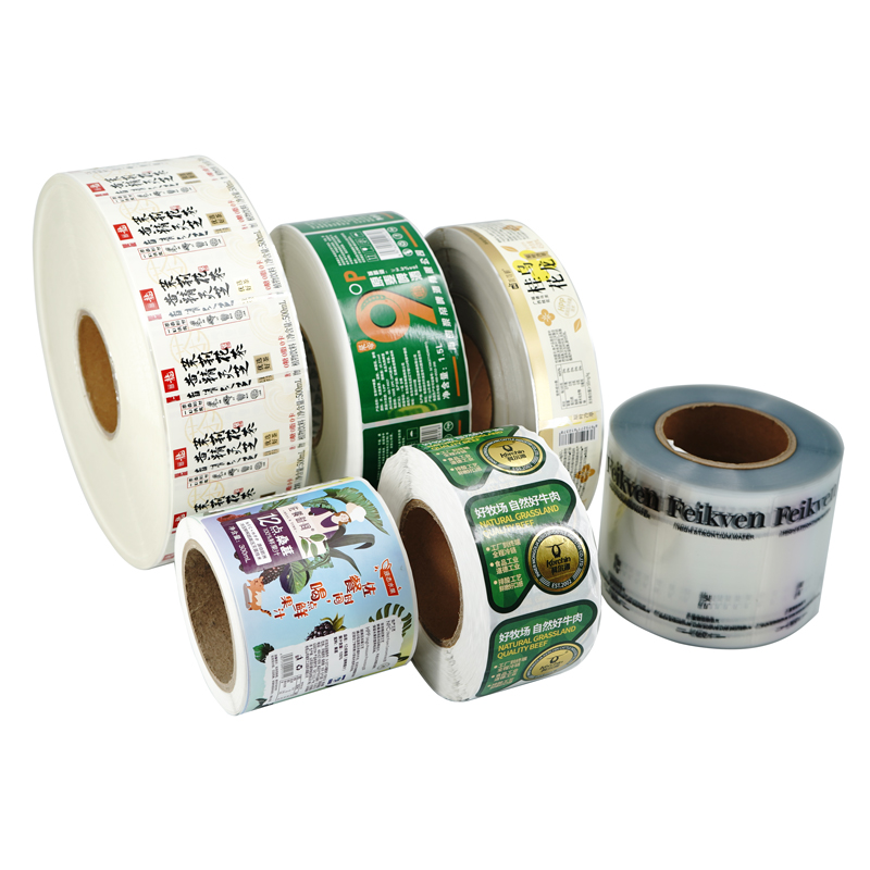 Qingdao Skating Bear Cultural Communication Co., Ltd. High Quality Customized PVC Vinyl BOPP Shrink Labels for Beverages Wines Cosmetics Foods Packaged in Sheets round Shaped
