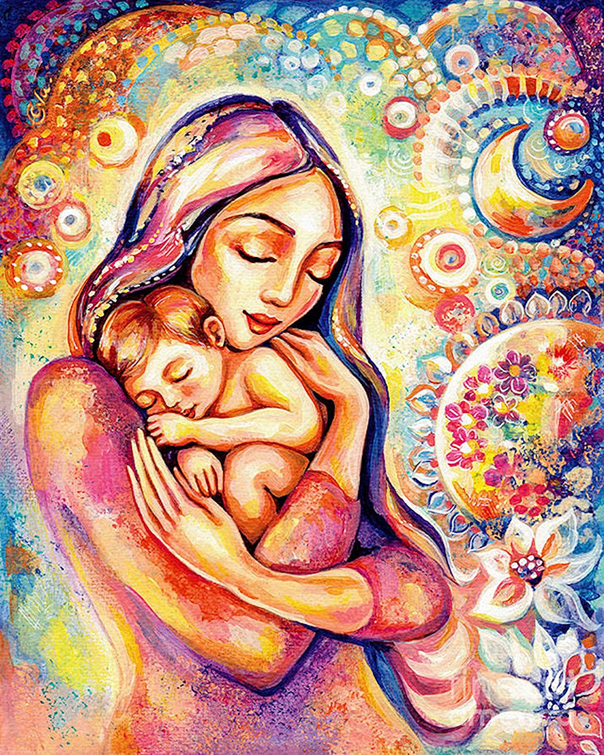Yiwu Xinshixian Arts & Crafts Co., Ltd. 40*50cm drop shipping 12x16 16x20 inch Customized Diy Acrylic Paint Painting by Numbers