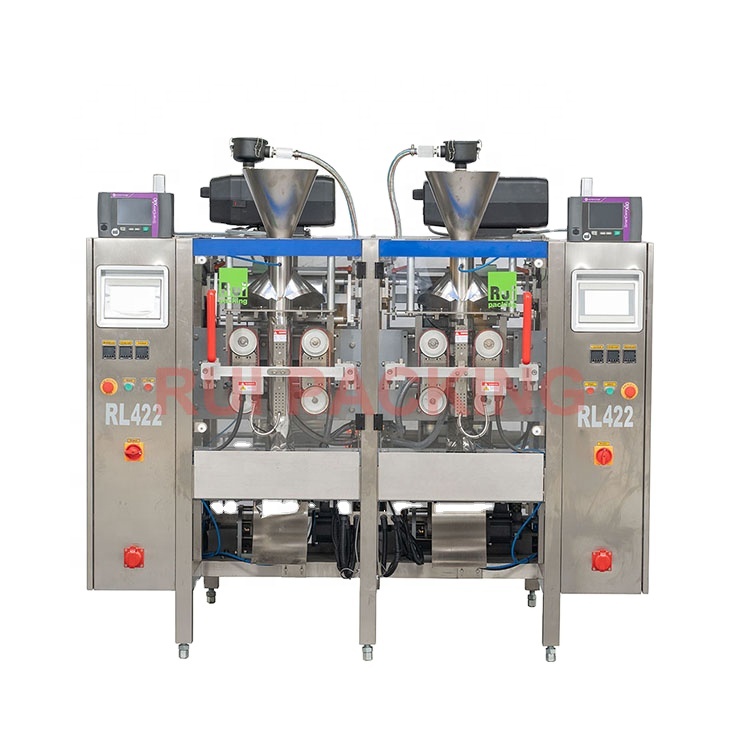 Shanghai Rui ji Jinhong Packing Machinery Co.,Ltd. The RL422 double automatic vertical multifunctional packaging machine is specifically engineered