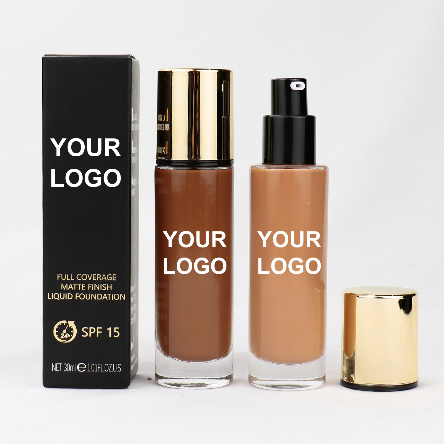 Jiaozuo Zhenlin Magnet Co., Ltd New 13 Color Facial Makeup Cosmetics Waterproof Powder Compact Foundation