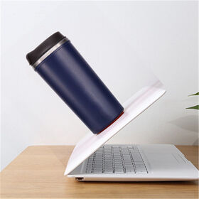 Lianzhong Plastic Hardware Co., Ltd Custom Creative Magic Portable Car Water Reusable Sucker Double Anti-scald Tea Coffee Tumbler Stainless Steel