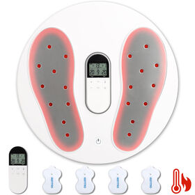 Portable EMS Foot Massager Reduces Fatigue Leg Spa Massage Foot Circulation Booster Vibrating Feature Targeted Leg Joint Relief