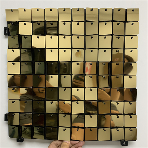 Qingdao Golden Handicrafts Co., LTD. 3D wall events shimmer wall sequin panel for wedding decoration events decoration