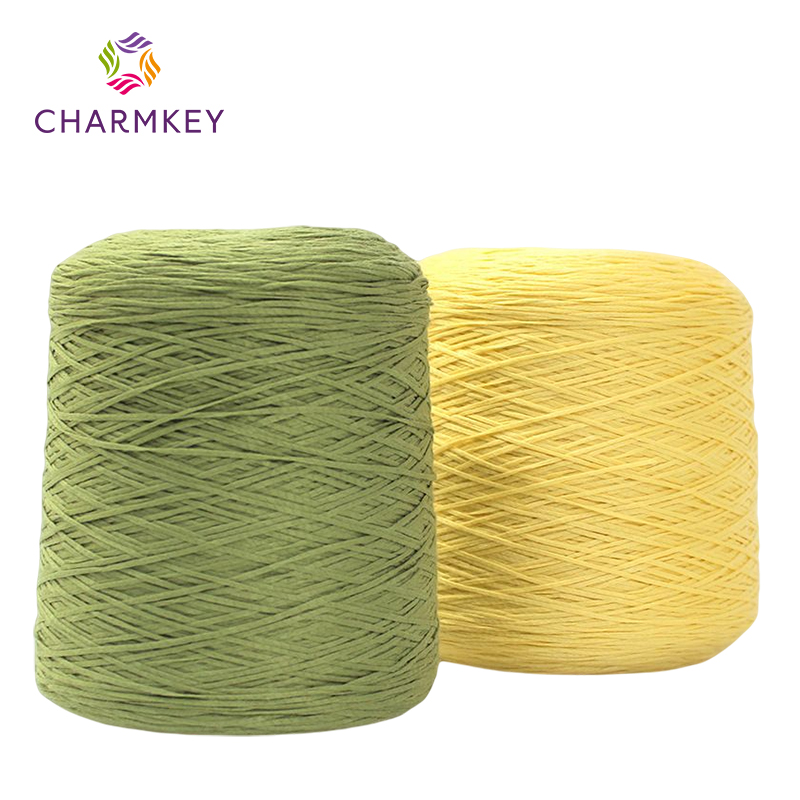 Shanghai Charmkey Textile Co., Ltd. Factory Price Fashion 2.5NM/1 5.2NM/1 100% Acrylic Hollow Tape Yarn for Knitting