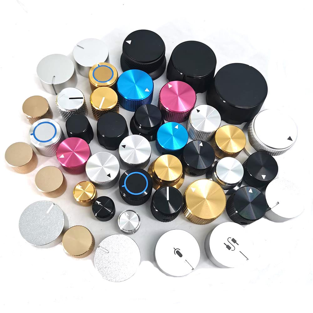 Dongguan Thriving Metal Parts Co., Ltd. Potension Meter Knob Custom Cnc Aluminum Knob For Stove Custom Brass Manual Weighted Gear Shaft Shift Rotary Adjust Control Knob