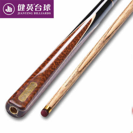 Zhejiang Jianying Billiards Co., Ltd. 3 / 4 Jointed Full Set Wood Sport High Quality Wholesale English Snooker Cue One Piece