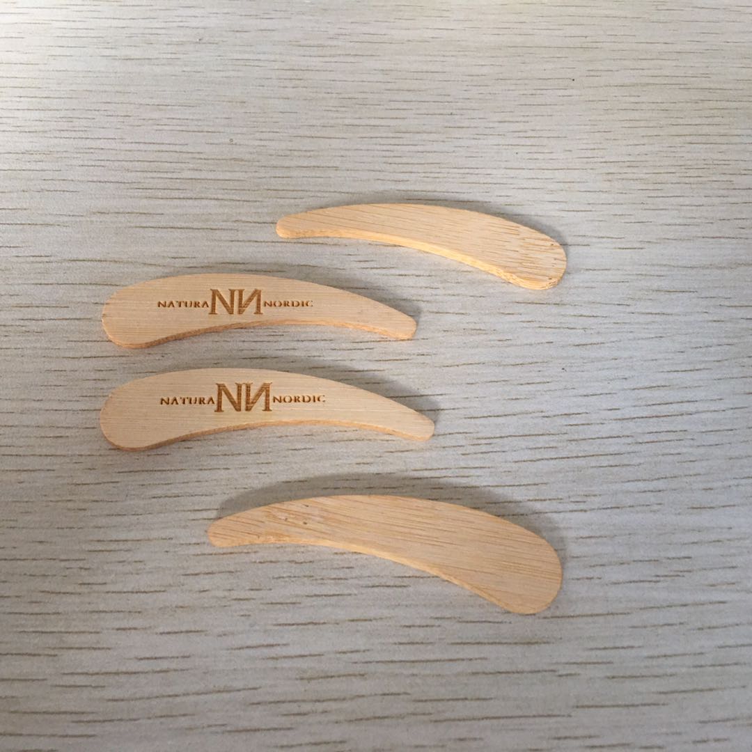 Bamboo Yantai Co., Ltd. Jinjiang Logo printed polished smooth wooden bamboo waxing facial spatulas scraper on sale