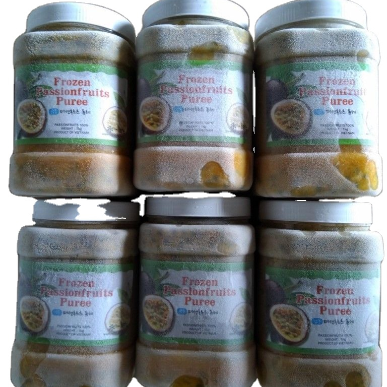 SUNRISE INS COMPANY LIMITED Wholesale High Quality FROZEN PASSION FRUIT PULP PASSION FRUIT CONCENTRATE PUREE with seed or seedless Whatsapp 0084 989 322 607