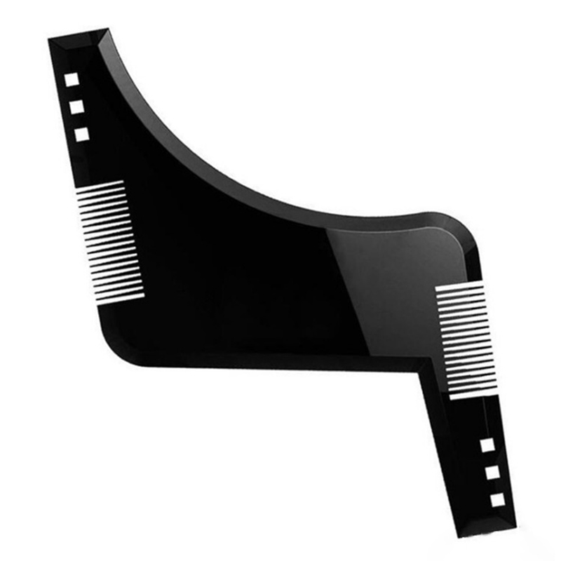 Beard Shaping & Styling Tool with Inbuilt Comb for Perfect Line Up & Edging Beard Shape Template Beard Trimmer for Men