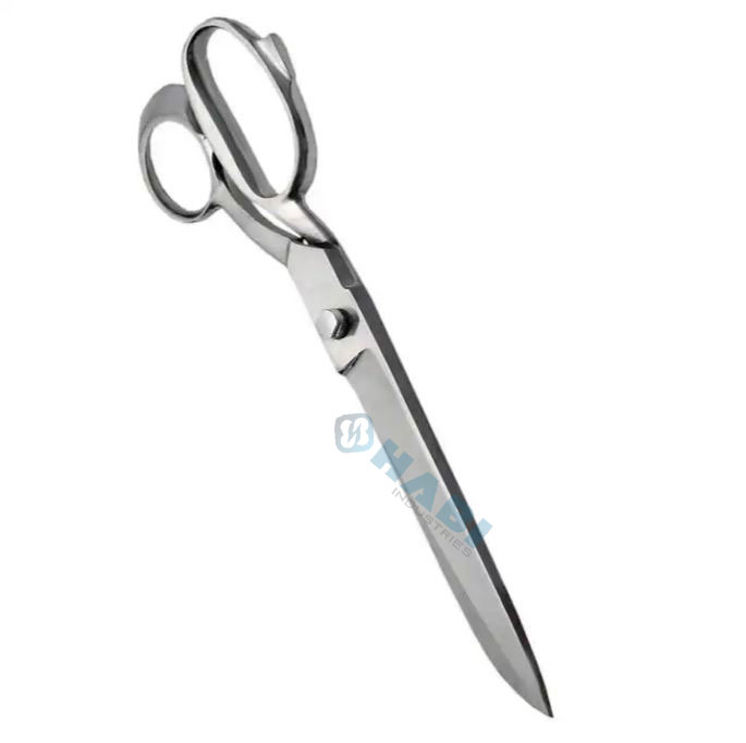 Habi Industries Hot Selling House Daily Use Premium All chrome Tailor Scissor Shears For Fabric Leather custom fabric cutting scissors