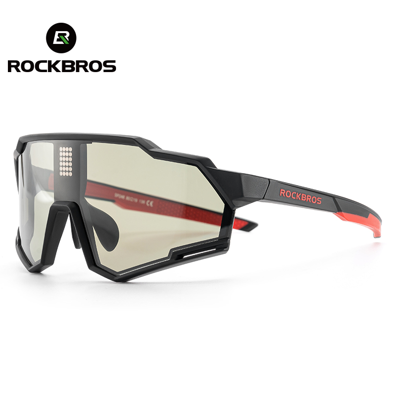 Zhejiang ROCKBROS Sports Goods Group Co.,Ltd. ROCKBROS iquid crystal discoloration glasses Photochromic Polarized Glasses Change Color Outdoor Sports Sunglasses