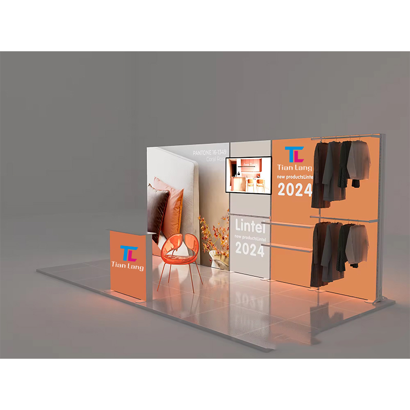Shenzhen Tianlang Advertising Media Co., Ltd. TianLang Agent Wanted Tool-Free Aluminum Frame Advertising Fabric Light Box Event Backdrop Trade Show Light Box Booth