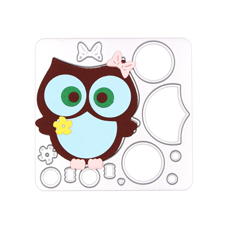 Setto Owl card diy craft cutting mold cutting mold scrapbook