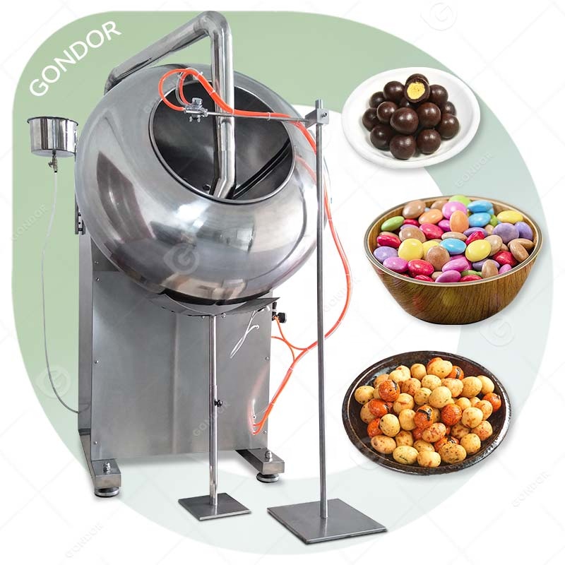 Gondor Machinery Byc-800 Snack Chocolate Polishing Pan Coater Sugar Equipment Tablet Coating Machine (Model: Sc 350)