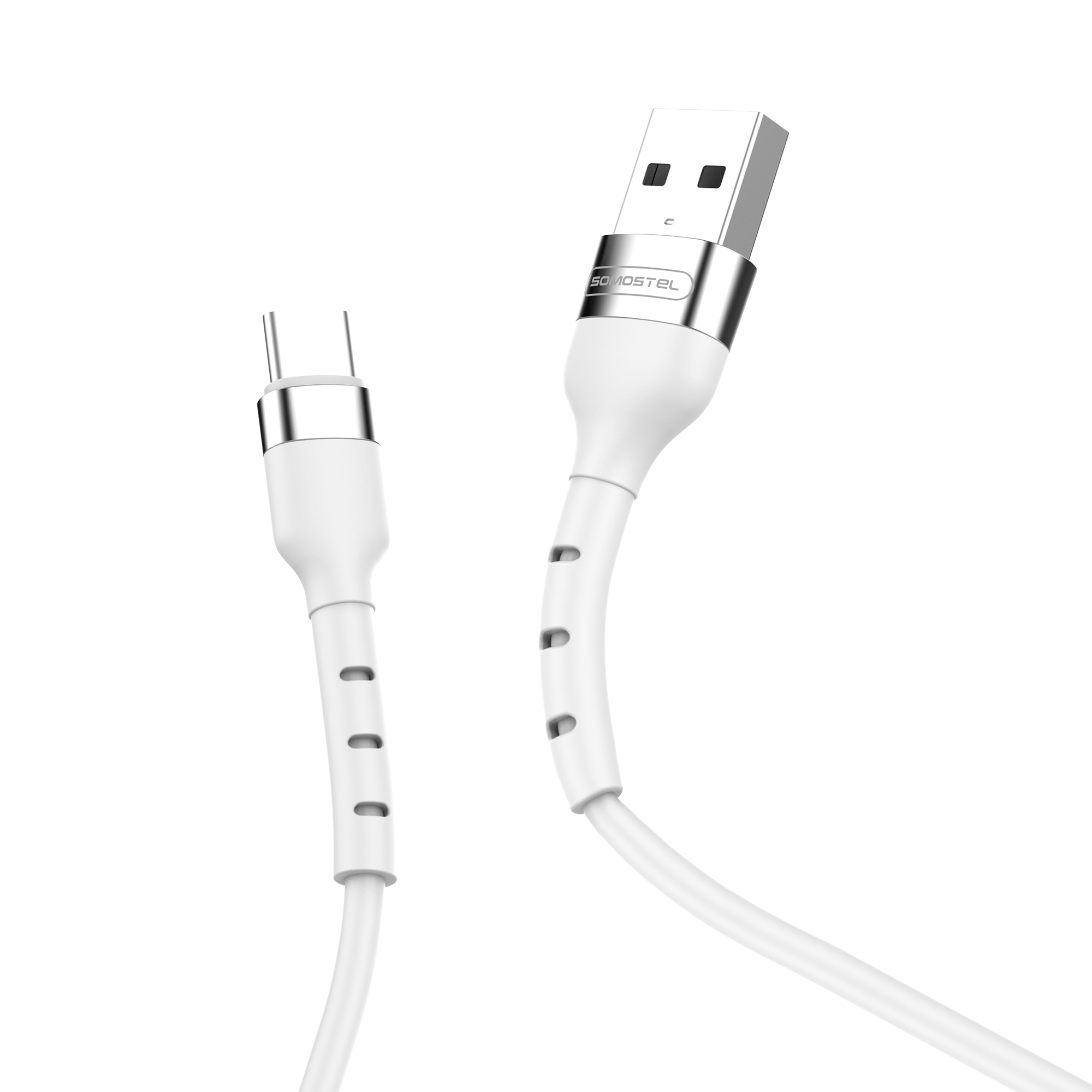 SOMOSTEL SMS-BP15 3ft/1m Powerline Fast charge and quick transmission Premium PVC material USB charging cable 3.1A