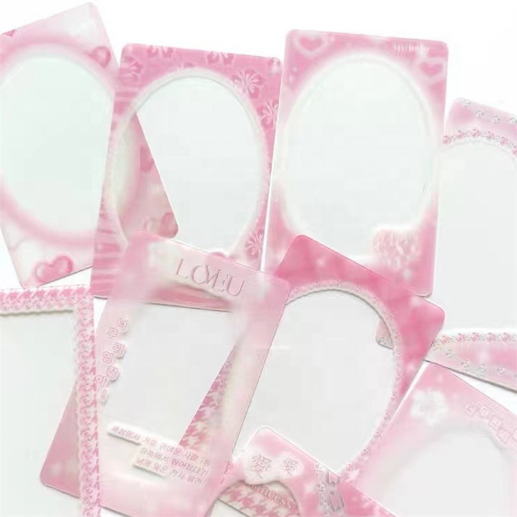Digi-in Digital Technology Co. Ltd 2023 Hot Selling Reusable Clear Acrylic Transparent Deco Frames Photocard with Protective Film