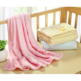 Baby Blanket, Coral Fleece with Animal Designs