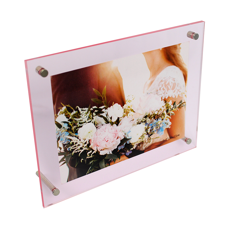 Shenzhen Tinya Intelligent Technology Co., Ltd. Custom Acrylic Picture Frame Clear Freestanding Double Sided Frameless Magnetic Photo Frames Desktop Display