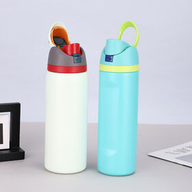Hangzhou AMS Hardware Co., Ltd. New model 16oz Leak Proof Custom Logo Water Bottle for Outdoor Hiking Camping with Straw