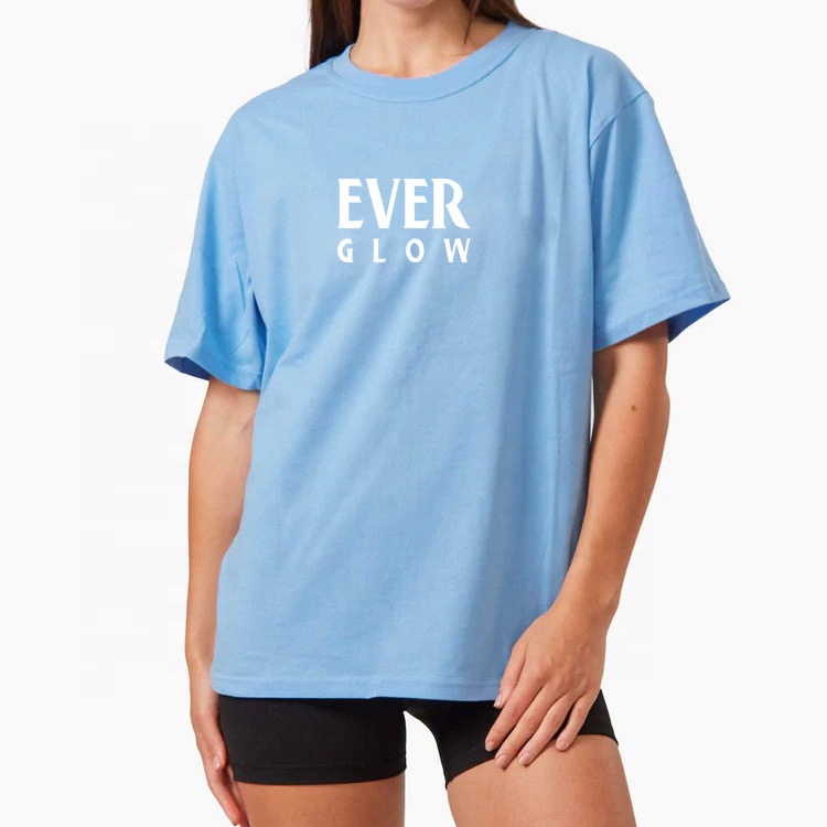 Boyfriend longline t shirt for women best design Newest Style Short Sleeve women T Shirt Casual Custom logo women t shirt