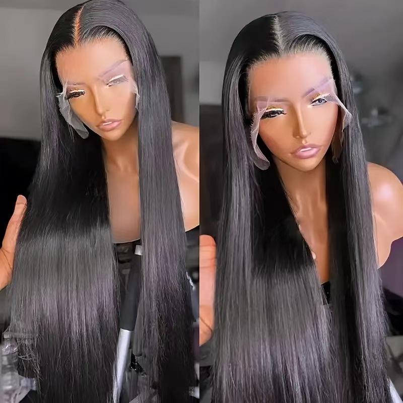 Wholesale Top 12A Grade Virgin Cuticle Aligned Human Hair Full Swiss Lace Wig