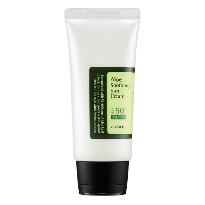 TOPIC Co., Ltd COSRX Aloe Soothing Sun Cream - Made in Korea CPNP Certified SPF50 PA+++ 50ml Aloe Vera Sunscreen Cream Spf 50 Whitening KR