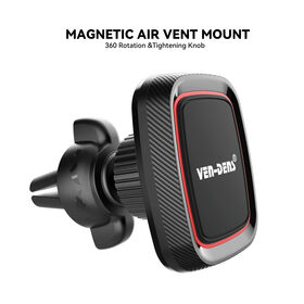 Company - Hugh Sutherland Wood Magnetic Metal Phone Holder For Smartphone Car Holder Air Vent Cell phone Stand For Car Mobile