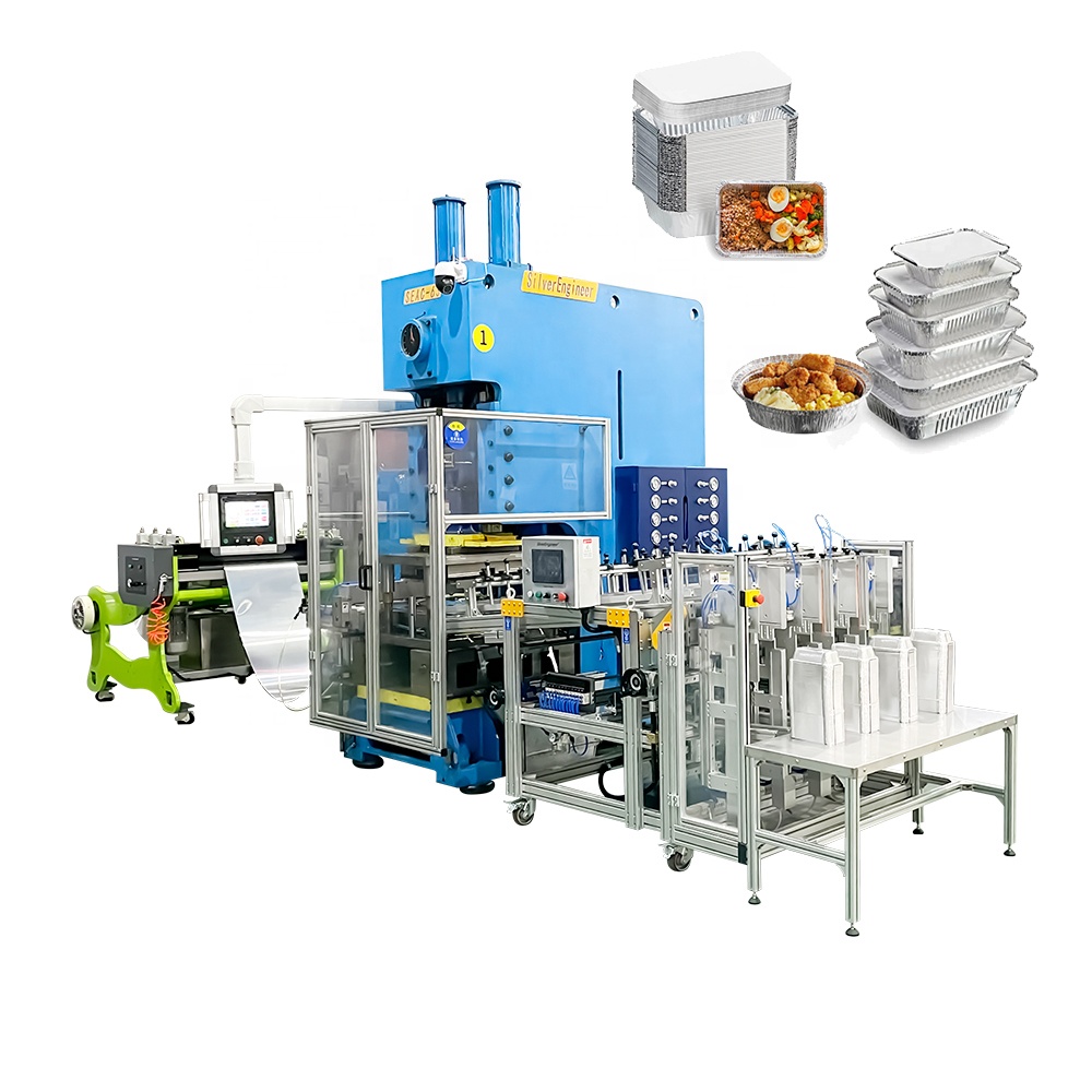 Brand factory customized high-end automatic 63 tons of small aluminum foil food container making machine