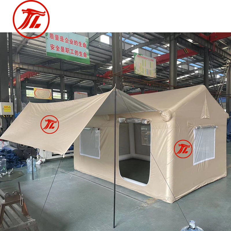 Hubei Jinlong New Materials Co., Ltd. GINLOE inflatable travel tent trade blow up house tent tenda camping automatic