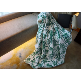Zhejiang Native Produce & Animal by-products Import and Export Group Co., Ltd. 100% Polyester Print Flannel Fleece Two Layer Blanket with Jacquard, Available in Various Colors & Sizes, for Winter & Autumn