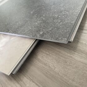 Hangzhou AMS Hardware Co., Ltd. Interior waterproof plastic PVC oak vinyl SPC flooring tile for commercial supermarket usage 4mm 5mm 6mm 7mm 8mm