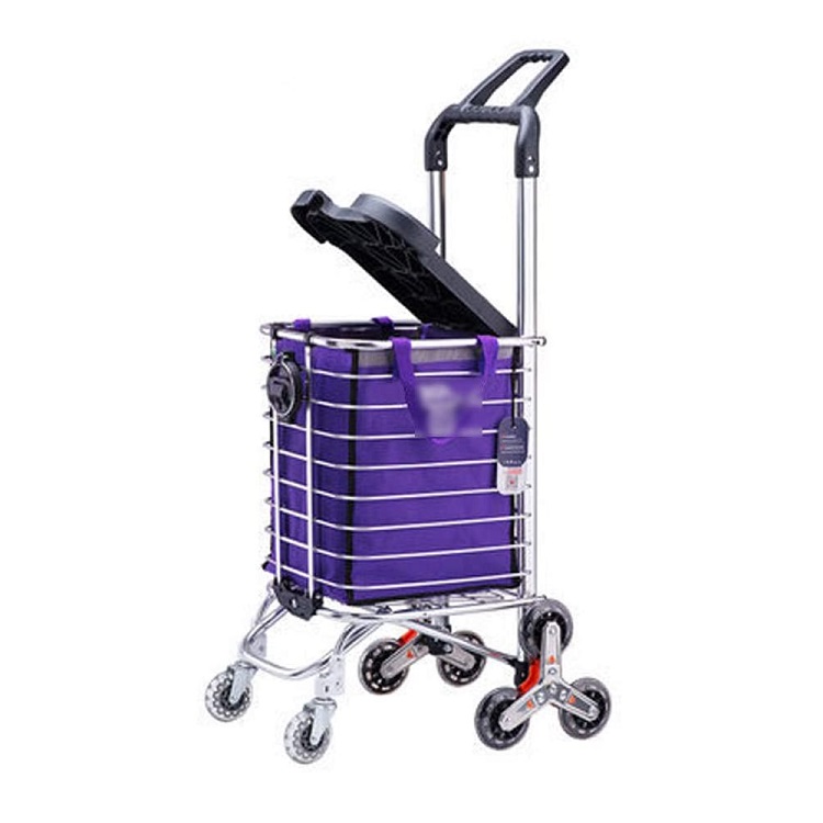 Xian Garida Import And Export Trade Co., Ltd. Foldable Shopping Cart Canvas Bag,multifunctional Trolley Plastic for Grocery with Rolling Swivel Wheels,detachable Waterproof