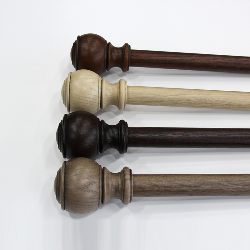 Deqing Fox Armour Co., Ltd Curtain Rod Sets Modern Wooden Poles Curtain Accessories Window Curtain Home Decoration Covered Wooden Cheap Price Wholesale Pvc