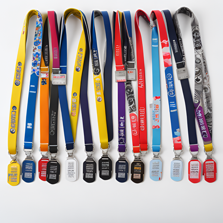 Jinhua Jiecheng Cosmetic Ltd Factory Customized Polyester Lanyards Full Color Printing Neck Strap With Logo Custom Design With Card Holders Lanyard
