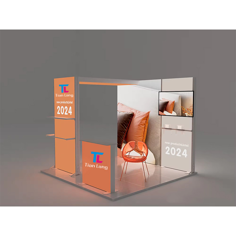 TianLang Exhibition Booth with Led Light Box Banner Backdrop Stand for Events